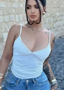 White Sleeveless Crop Top