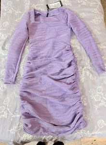 Ruched Bodycon Mini Dress