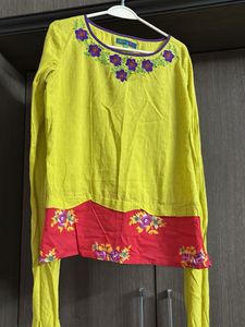 Floral Embroidered Top