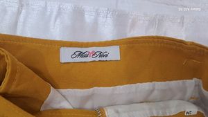 Mustard Mini Skirt