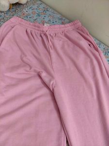 Pink Wide Leg Sweatpants🩷