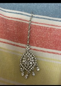 Silver Crystal Choker Set