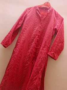 Elegant Red Kurta