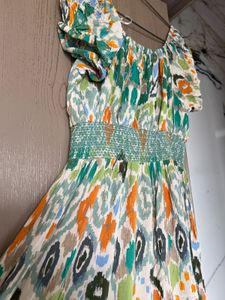 Zudio Colorful Print Maxi Dress