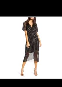 Striped Sparkle dress