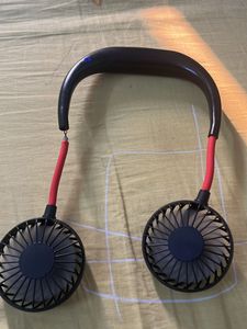Chargeable Travelling Fan With A Button