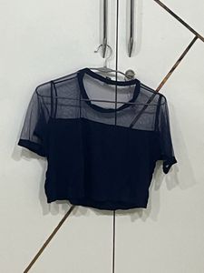 Plain Top With Short Sleeves