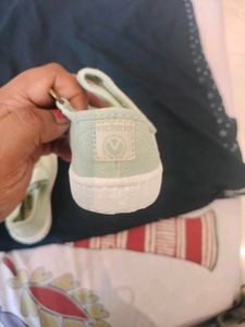 Cute Green Velcro Shoes Never Used
