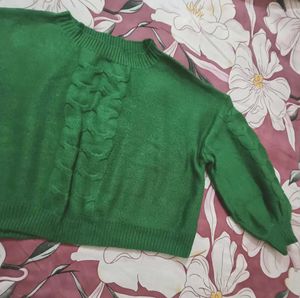 Green Knit Sweater