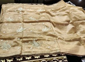 Gorgeous Embellished Chanderi Silk Fabric