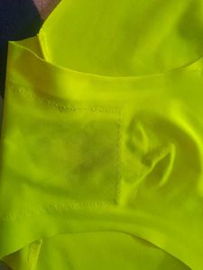 Vibrant Neon Yellow Athletic Shorts