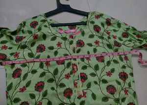 Floral Leafy Printed Kurti