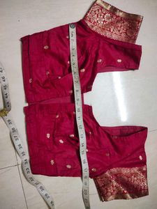 Elegant Pink Banarasi Saree