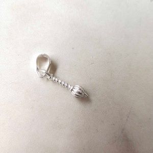 DH97 Pure Silver Hanuman Ji Gada Pendant.