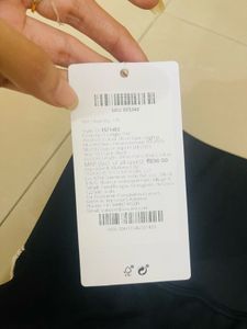 Savana Black Gym Flare Pants-New with tag