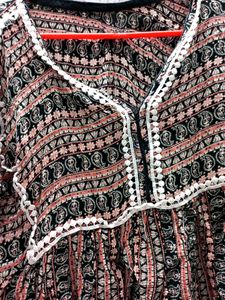 Printed Crop Top