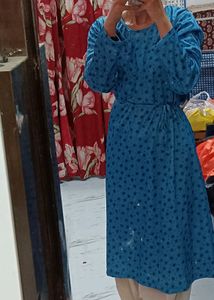 New Dress Frock Flared With Belt For Women