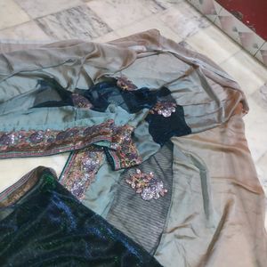 🦚 Mor Pich Colour Saree , Best For Unique Look