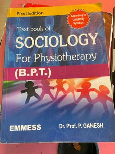 Sociology Book For Physiotherapist First Year