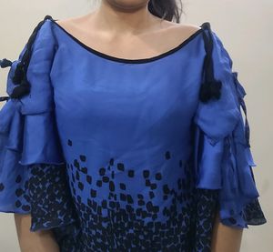 OPt By Madame Multi Layered Sleeve Top