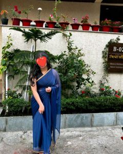 Elegant Blue Saree