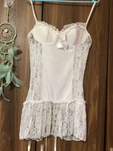 White Lace Camisole Slip