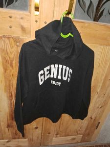 Sale🎊🎆🎄🎉Genius Graphic Black Hoodie