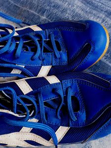 Blue & White Sports Shoes