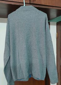 JACK &amp; JONES - Grey Zip-Up Knit Jacket