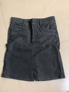 Denim Mini Skirt