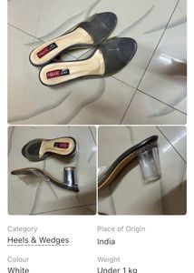 Combo Of Men Shoe And Women Glass Heel