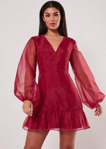 Misguided Red Mini Dress
