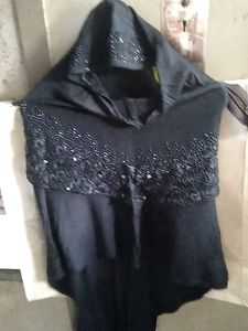 Elegant Black  Scarf For Girls.