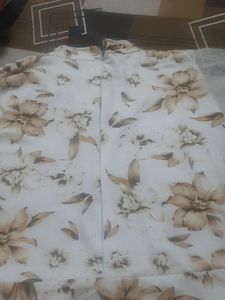Off White Tunic  Stretchable Dress