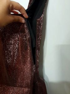 Part Maroon H&amp;M Dress