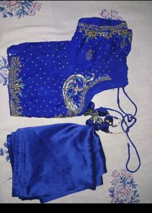 Elegant Blue Saree