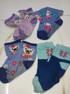 Cute Baby Socks 4 Combo