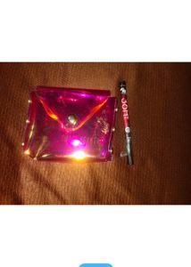 Swiss Beauty Holographic Pouch And Eyeliner Free