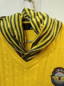 Yellow Woolen Sweater