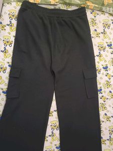 Black Cargo Sweatpants