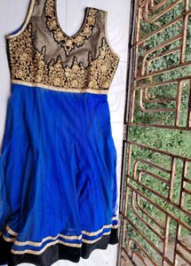 Blue Anarkali Salwar Suit
