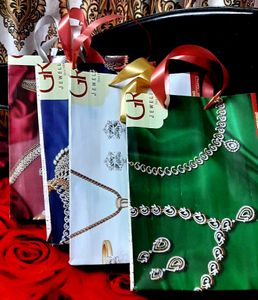 🛍️ Crepe Jewelry Calendar Paper Bags: Exquisite Packaging for Your Precious Gems🛍️