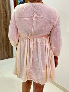 Embroidered Mini Dress