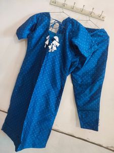 Blue Kurta With Pant