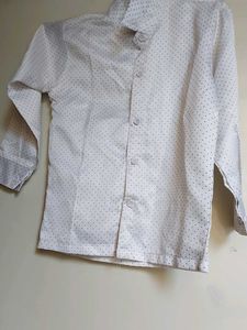 Polka Dot Button-Down