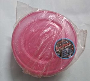 Vintage Pink Air Tight Container