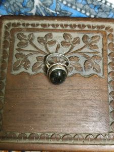 92.5 Pure Silver Vintage Labrodite Ring
