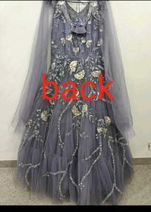 Elegant Lavender Embellished Gown