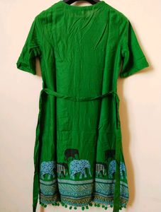 A-line Printed Kurti