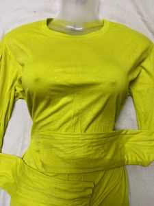 Yellow Long Sleeve Top